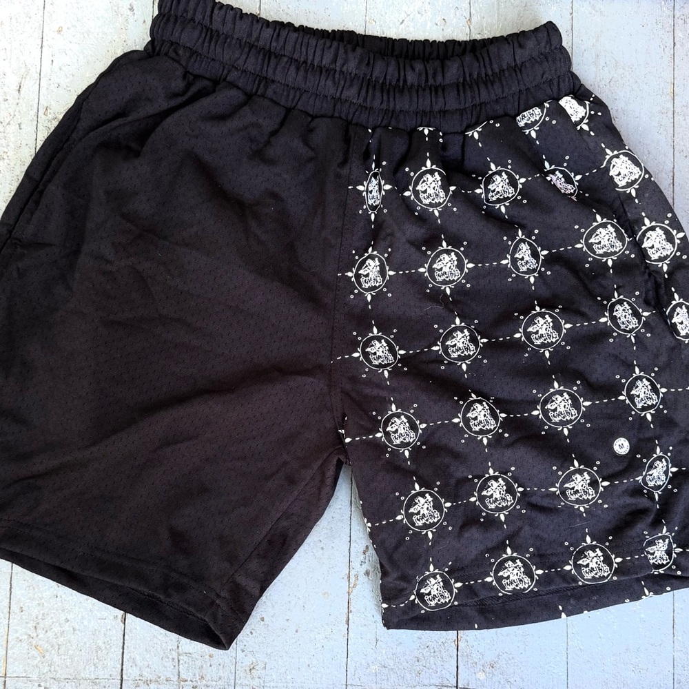 Black In My Bag Minotaur Patterned Men's Shorts